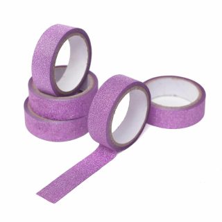 Floral Supplies | 5 Pack Washi DIY Craft Glitter Tape 0.5"x5 Yards Artificial Flower Floral Supplies