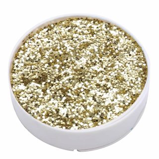 Vase Fillers | 1 lb Bottle | Metallic DIY Art/Craft Chunky Confetti Glitter Vase & Planter gold